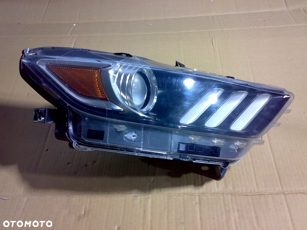 ford mustang vi mk6 2015 - lampa przednia prawa kpl. xenon orginał idealna - 3
