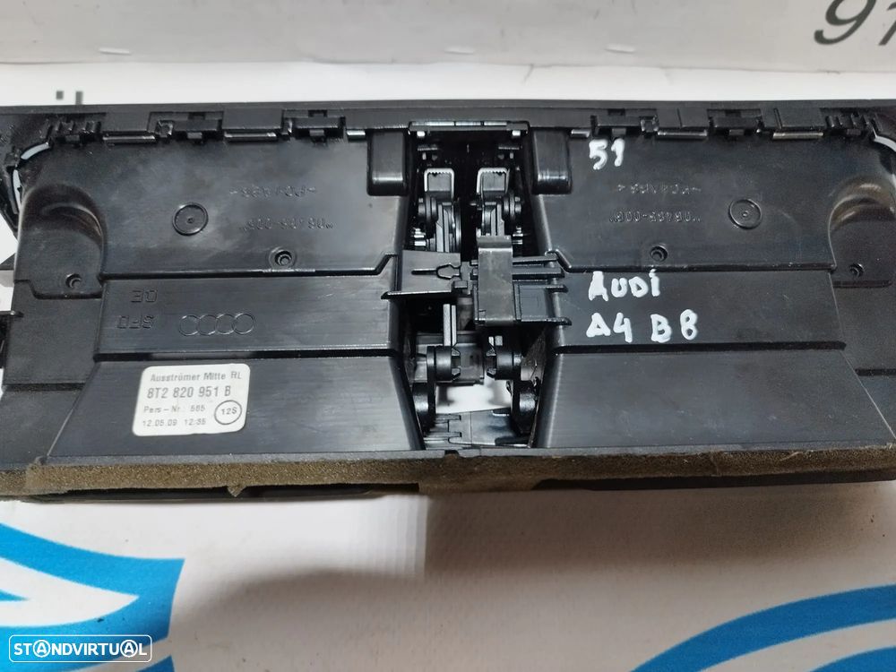 DIFUSOR AREJADOR GRELHA SOFAGEM SAIDA AR CHAUFAGEM FRENTE CENTRAL AUDI A4 B8 - 4