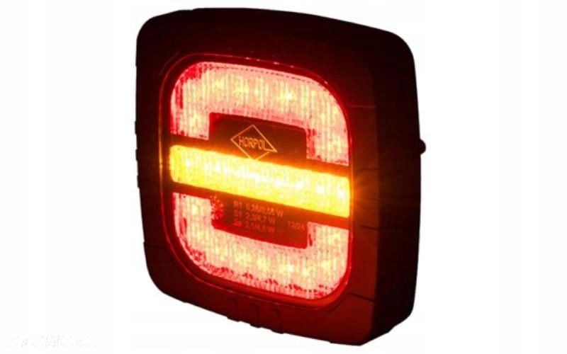 LAMPA ZESPOLONA LED TYLNA TRAKTOR PRZYCZEPA 12/24V 3 FUNKCYJNA - 2