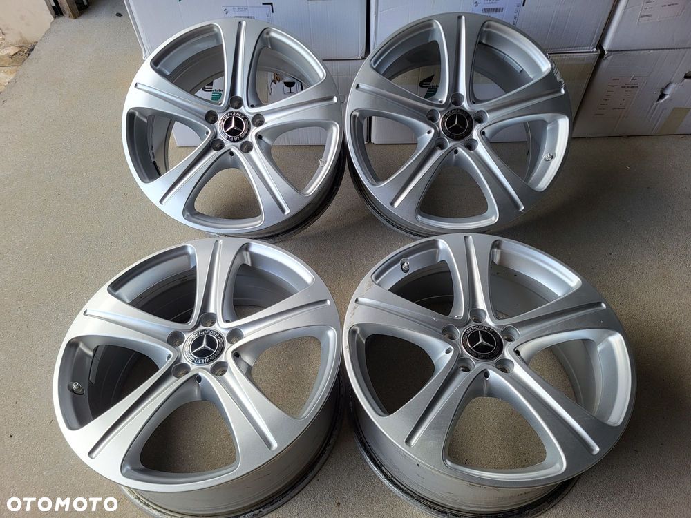 [1252] Felgi aluminiowe Oryginał MERCEDES 18 Cali 5x112 ET43 KLASA CE - 2