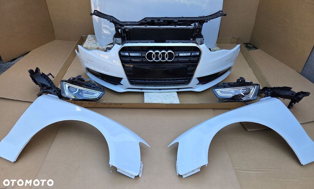 AUDI OE A5 8T LIFT LS9R PRZÓD ZDERZAK MASKA LAMPY BŁOTNIKI CHŁODNICE - 1