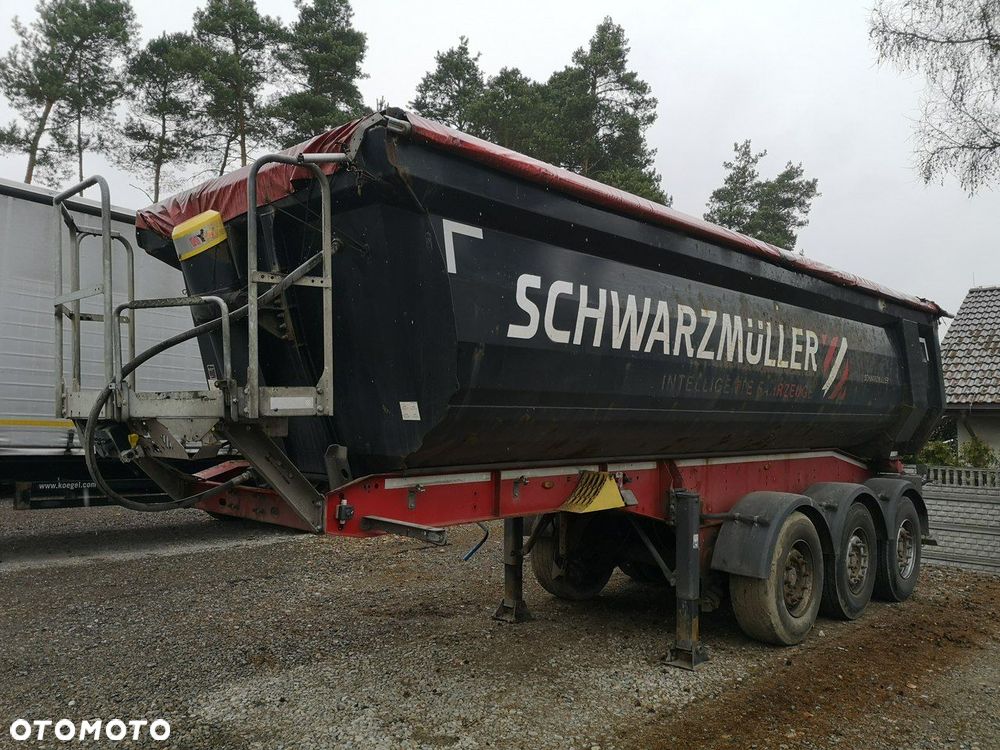 Schwarzmuller Rynna Stalowa 27m3 Oś Podnoszona SAF 2021 Rok Produkcji! - 1