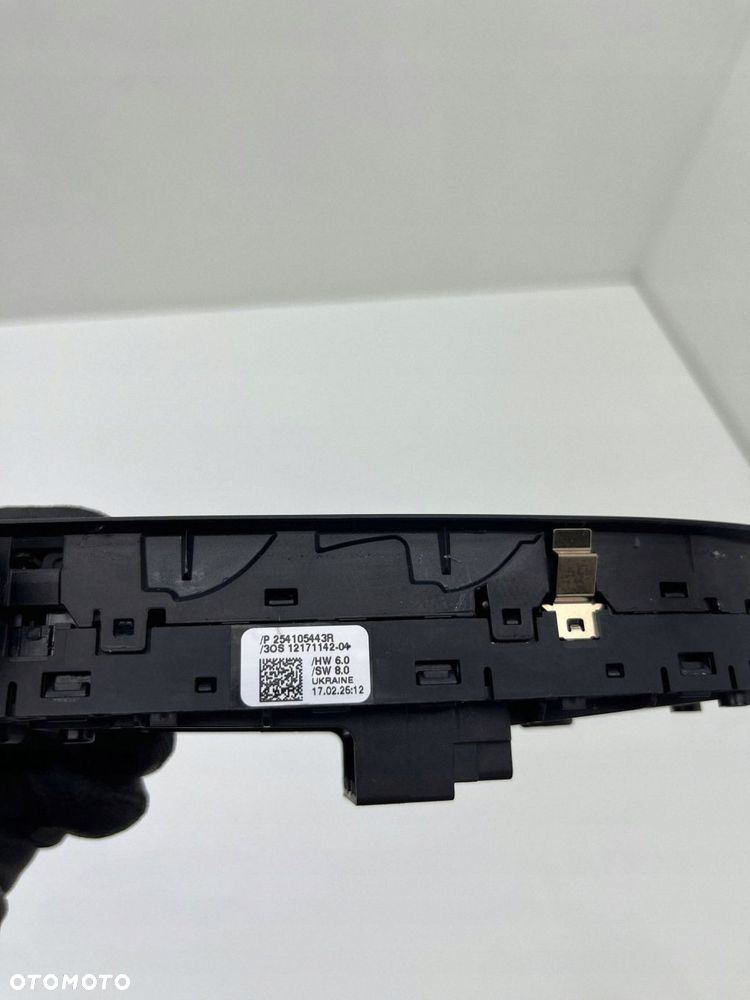 DACIA BIGSTER PANEL PRZEŁĄCZNIK SZYB KIEROWCY EUROPA 254105443R - 5
