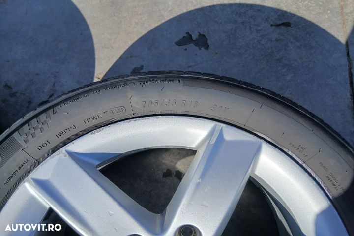 Janta aliaj cu anvelopa 16 4F0071496G 7JX16H2 ET42 205/55 R16 4F00714 - 3