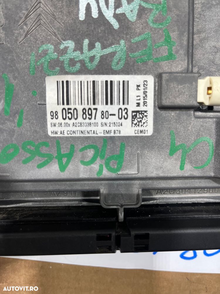 Display navigatie Citroen C4 Grand Picasso 2015 - 4