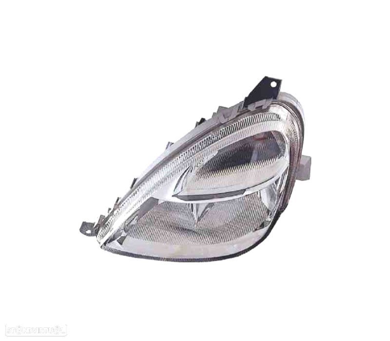 FAROL ESQ MERCEDES CLASE A W168 97-04 FUNDO CROMADO - 1