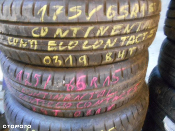 Opony 175/65r15 continental conti eco contact 5 7,3mm lato