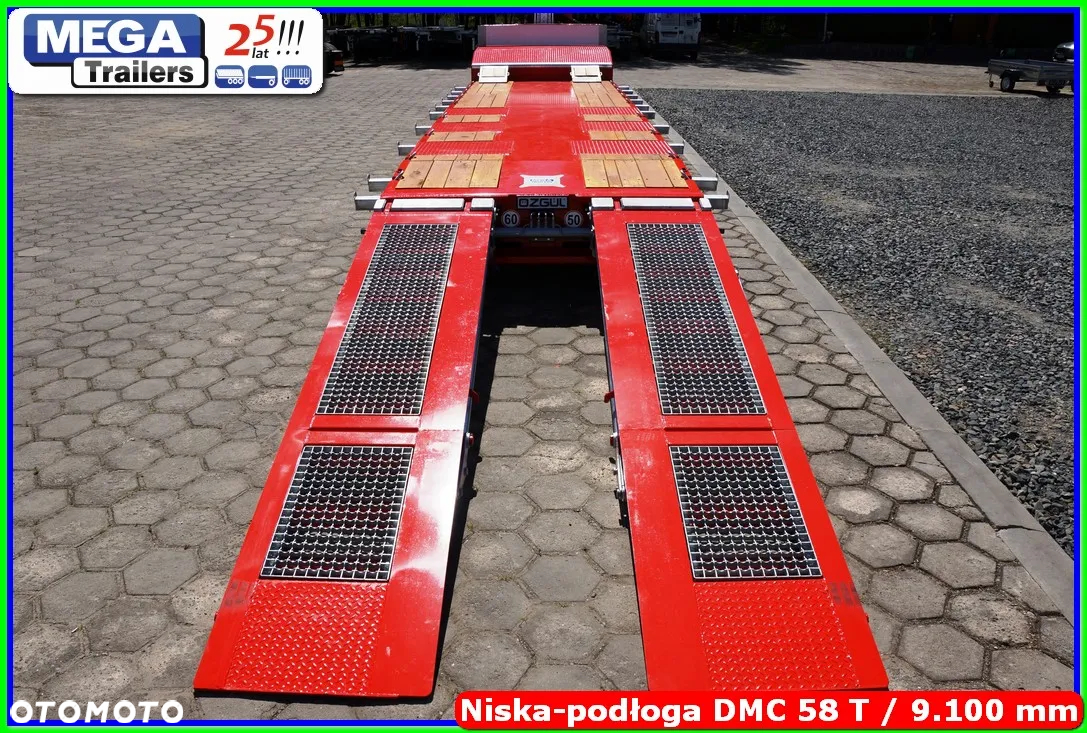 Mega Niskopodwozie 3 osie, 58 T DMC, dł. 910 cm, oś skrętna !!! - 18