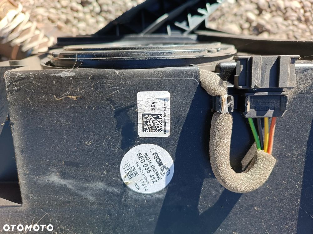 GŁOŚNIK SUBWOOFER CANTON ORYGINAŁ 5E0035412 SKODA OCTAVIA III 5E 18R - 3