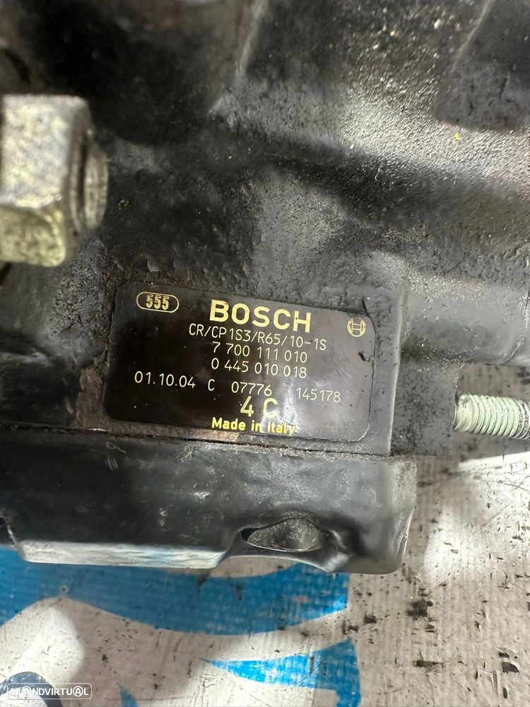 .Bomba Alta Pressão Common Rail Diesel Original Bosch Renault 7700111010 0445010018 1.9 dCi 1998 - 2008 - 9