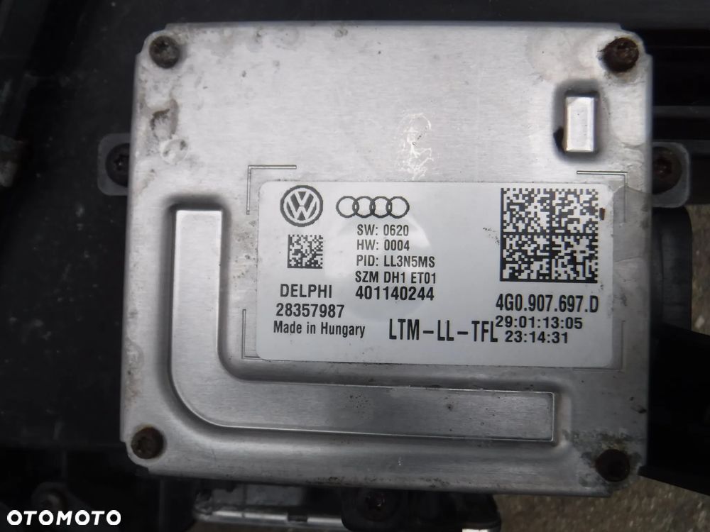 Audi A5 8T lift Skoda Superb II LIft Audi A6 A7 Vw Seat Audi modul xenon przetwornica Led 4G0907697D - 1