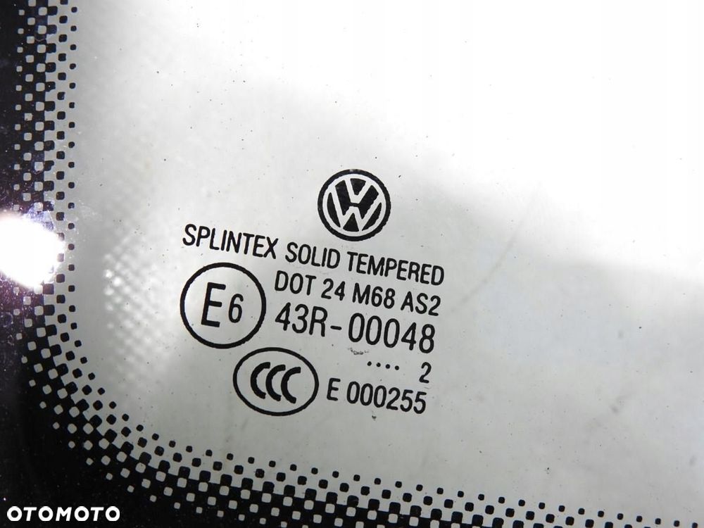 SZYBA KAROSERYJNA PRAWY PRZÓD VW TOURAN 1T3 LIFT 1T0845412 - 5