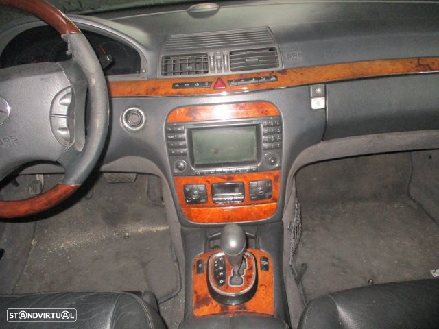 Carro MOT:  648960 Cxvel: 722626 MERCEDES W220 S320 Cdi 2003 320CDI 204CV 4P PRETO DIESEL - 9