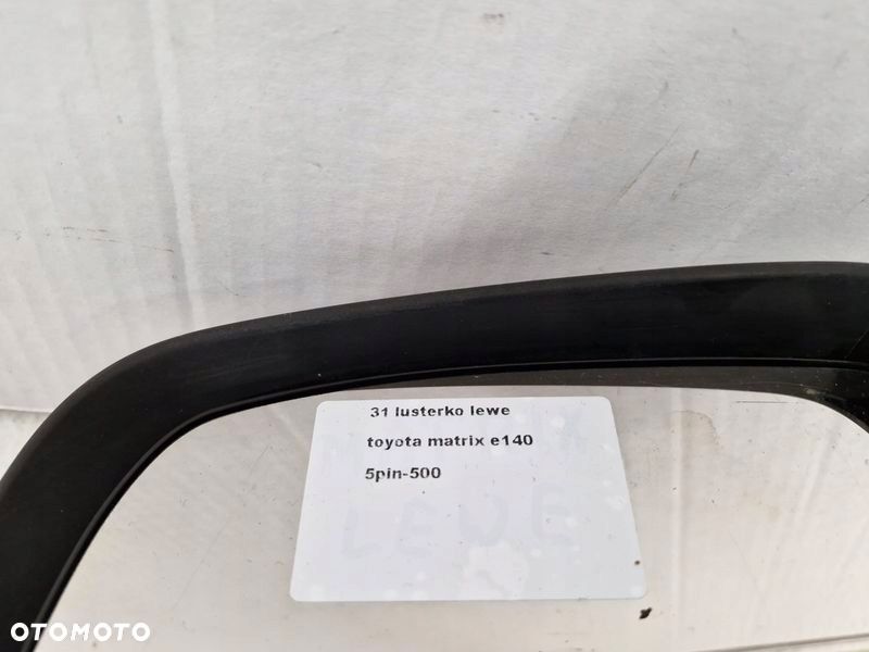 toyota matrix 2 ii e140 lusterko drzwi lewe 5 pin 1f7 - 9