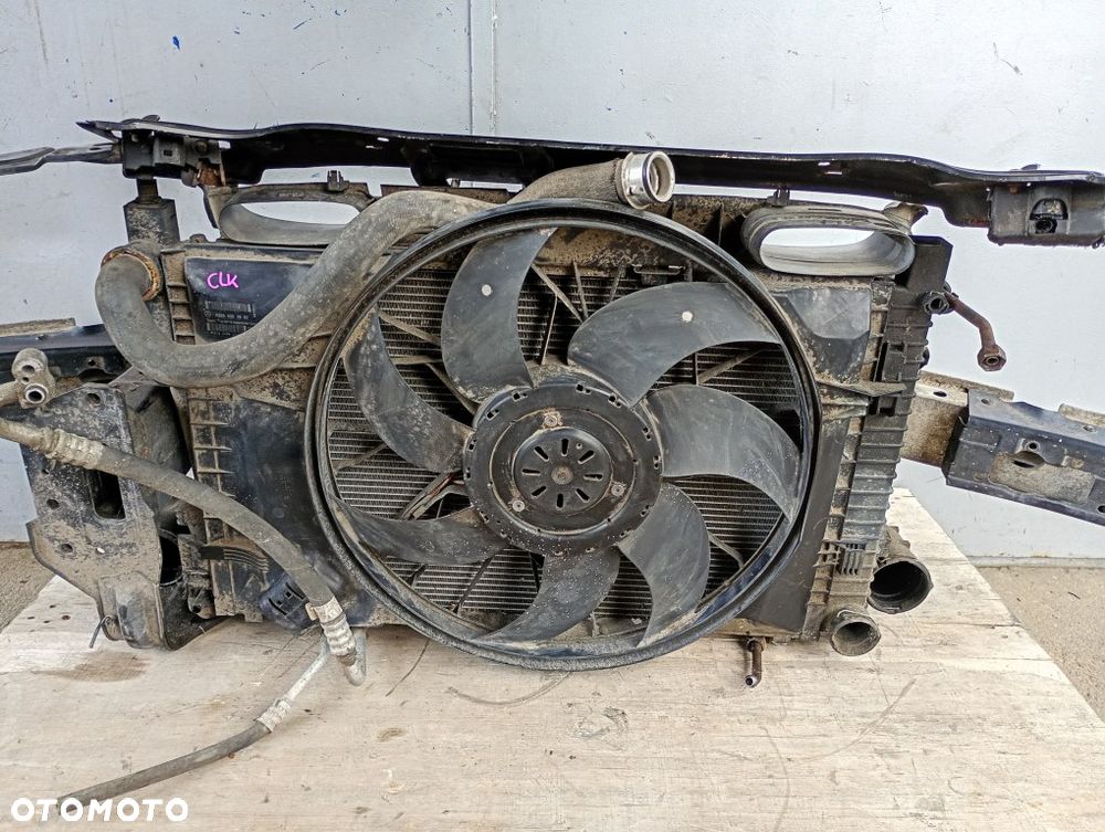 pas przedni wzmocnienie chłodnica wentylator mercedes clk w209 lift 05-09r 3.0 V6 CDI A2035001693 - 10