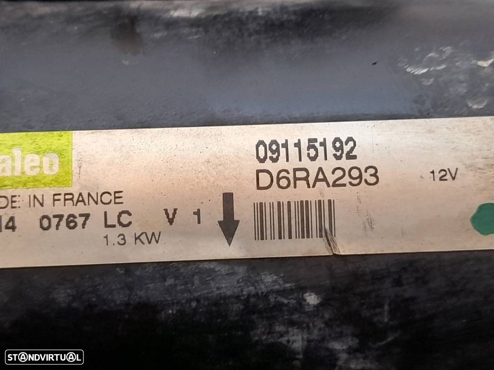 MOTOR ARRANQUE OPEL ASTRA H 2004 -09115192 - 2