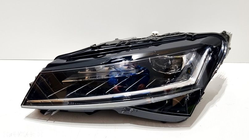 REFLEKTOR PRAWY LEWY FULL LED SKODA SUPERB III LIFT EUROPA - 5