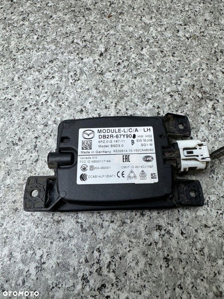 asystent pasa ruchu martwe pole lewy tył mazda cx-3 2015-2020 db2r-67y90 - 7