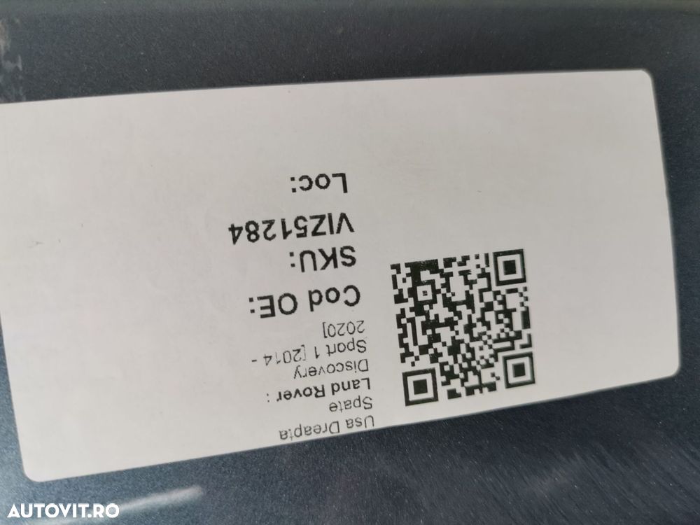 Usa Dreapta Spate Land Rover  Discovery Sport 1 2014 2015 2016 2017 20 - 8