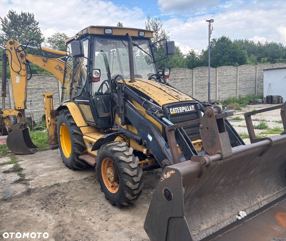 Caterpillar CAT 428C 2001r 4x4 perełka koparko ładowarka teleskop widły rekin - 2