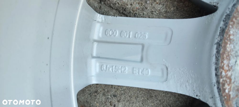FELGI ALUMNIOWE 5x100 6,5x15 CALI ET40 fi 57.1 VW POLO FOX SEAT SKODA 6C0601025 KOMPLET 4 SZTUKI - 8