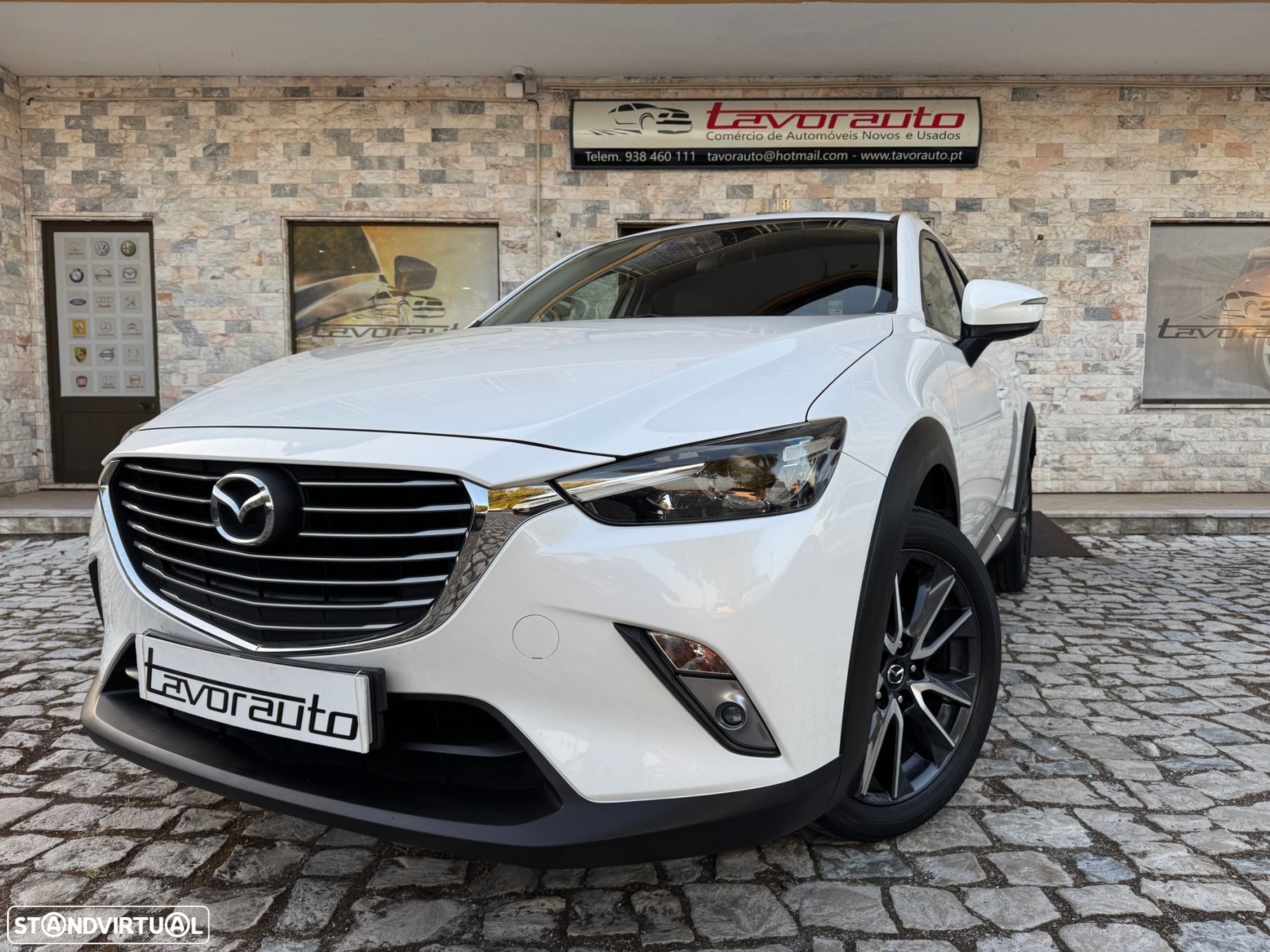 Mazda CX-3 1.5 Sky.Excellence HT Leather White Navi - 1