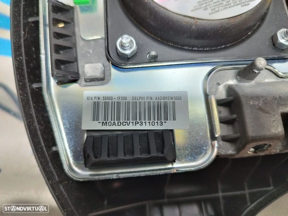 AIRBAG VOLANTE GUIADOR KIA SPORTAGE II 2 MK2 JE KM 569001F200 DELPHI - 5