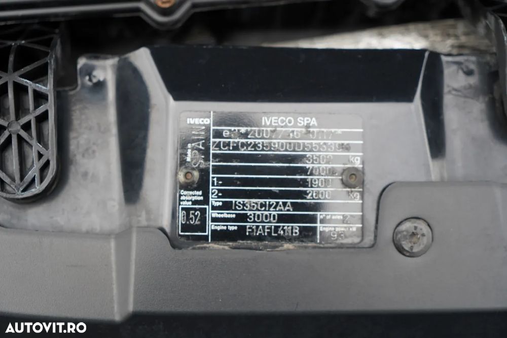 Iveco DAILY 35-130 / BASCULATOR SPATE / DUBLU / MANUAL / FĂRĂ ADBLUE - 38