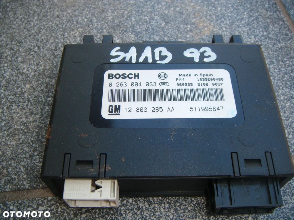 saab 93 06r  moduł- sterownik PDC 12803285aa - 1