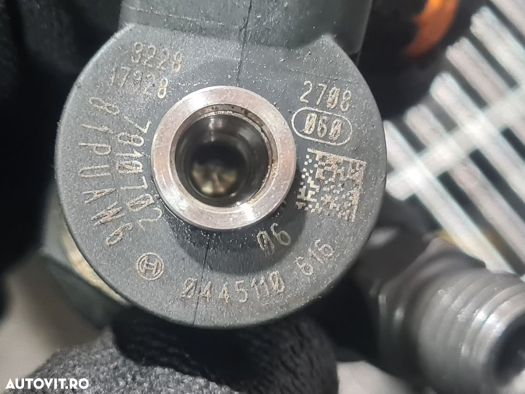 Injector BMW X5 F15 3.0 D 2013 - 2018 258CP N57 D30 A Euro6 (1268) 0445110616 - 5