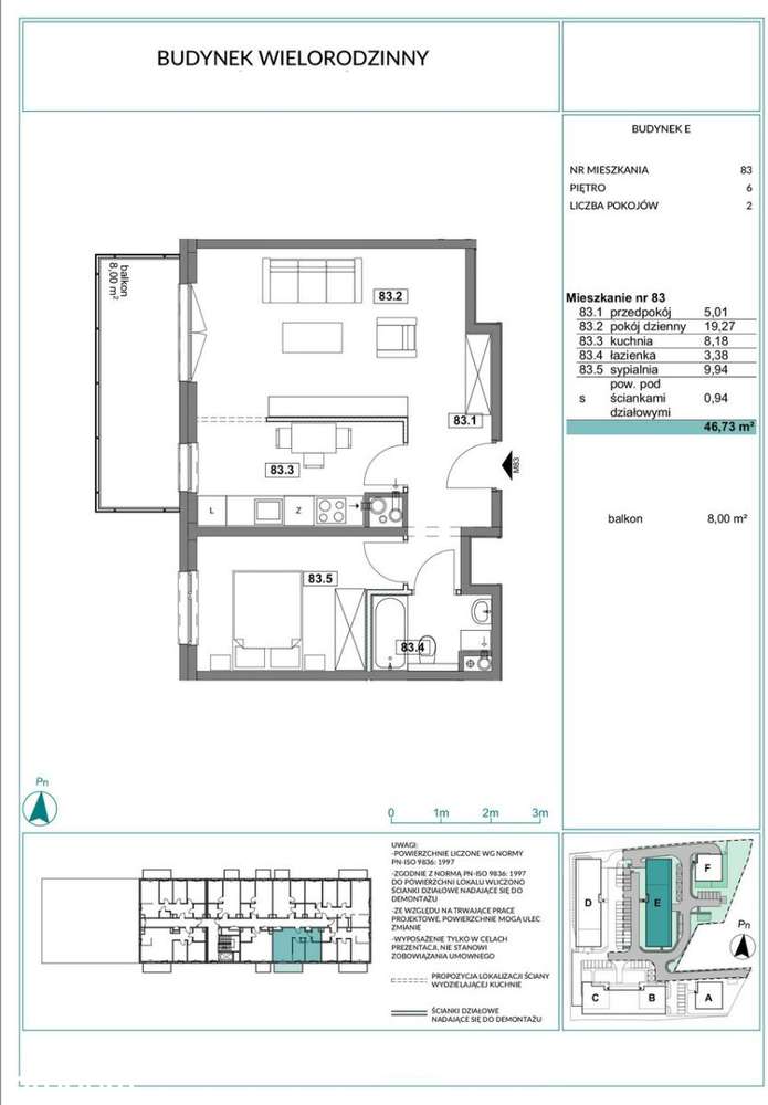 Mieszkanie na sprzedaż, 2 pokoje, 47 m², Chorzów