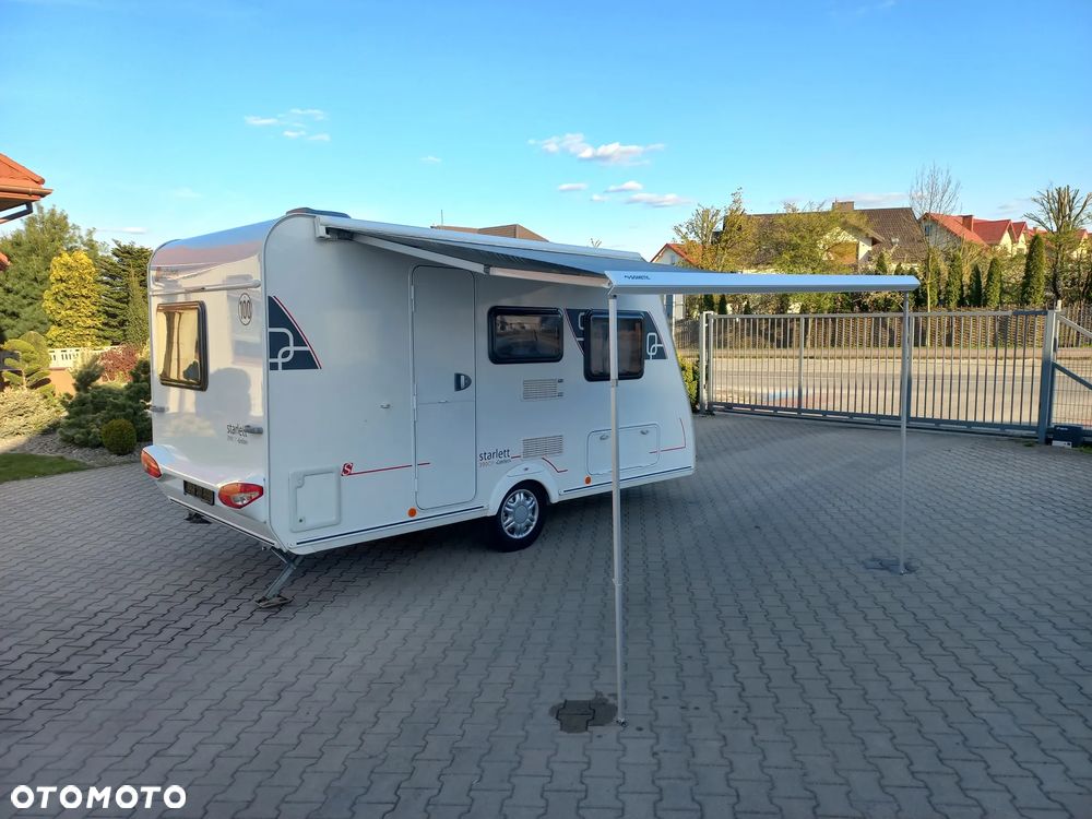 Sterckeman 390 CP Starlett Comfort, Markiza, Bagażnik na rowery - 4