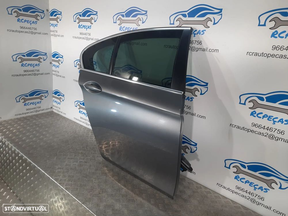PORTA PORTAS TRASEIRA TRÁS DIREITA BMW SERIE 5 F10 SEDAN CARRO FECHO ELEVADOR MOTOR PUXADOR VIDRO ESCURECIDO - 3