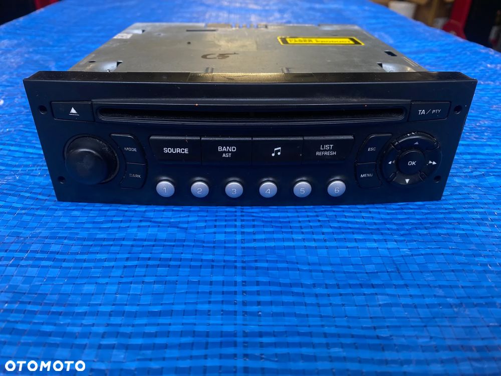 CITROEN C3 PEUGEOT 307 LIFT RADIO RADIOODTWARZACZ FABRYCZNE CD - 1
