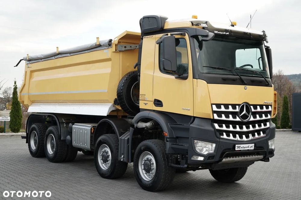 Mercedes-Benz AROCS 4145 / 8x8 / WYWROTKA TYLNOZSYPOWA / KH KIPPER  / EURO 6 - 10