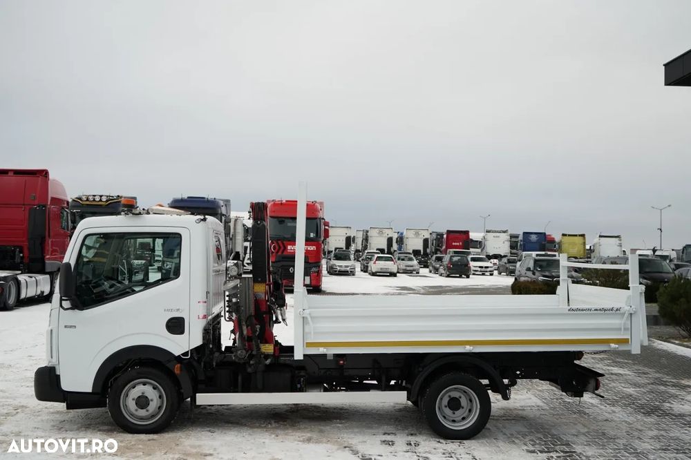 Renault MAXITY 140 DXI / BASCULATOR / + HDS FASSI F22A / CAPACITATE DE RIDICARE 995 KG / ATRACȚIE 5,5 M / IMPORTAT - 12