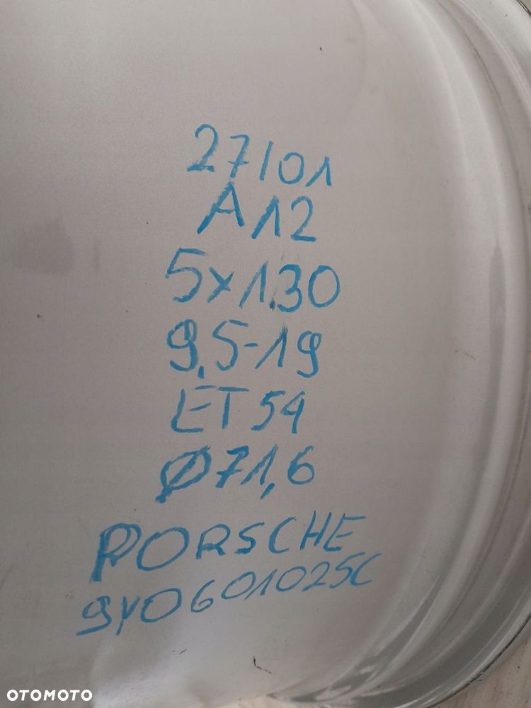 Felga aluminiowa Porsche OE 9Y0601025C 9.5" x 19" 5x130 ET54 - 5