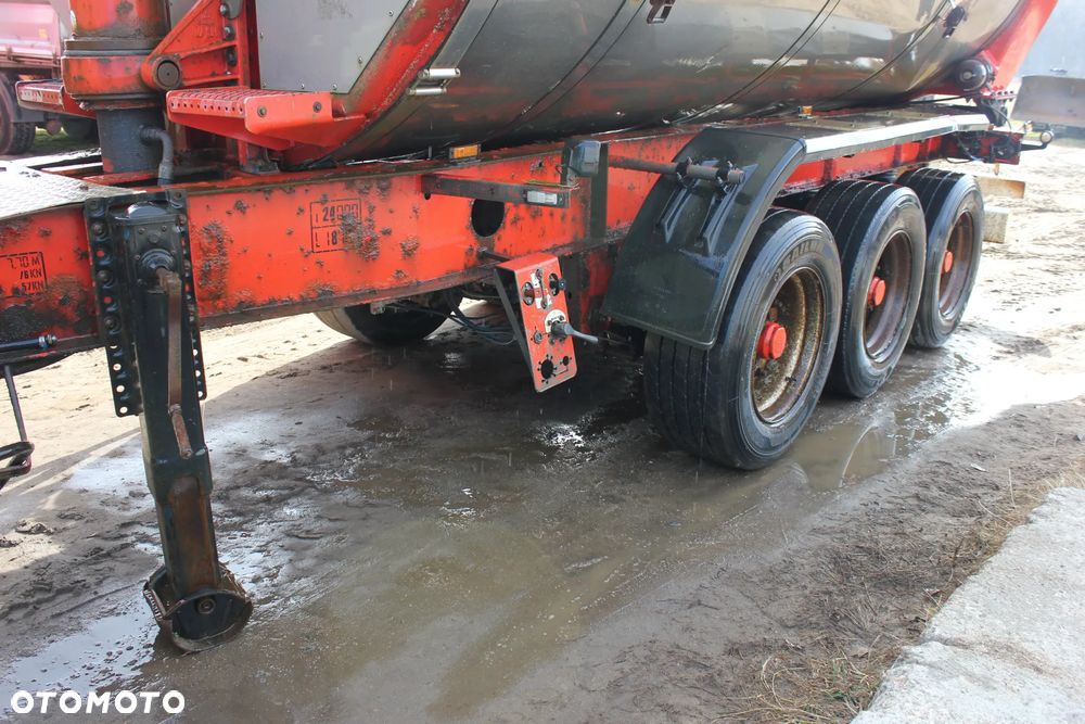 Kel-Berg WYWROTKA TYLNO ZSYPOWA 3 OSIOWA NETTO 27000ZŁ KLAMKA DO POZIOMOWANIA PRZYCZEPY - 7