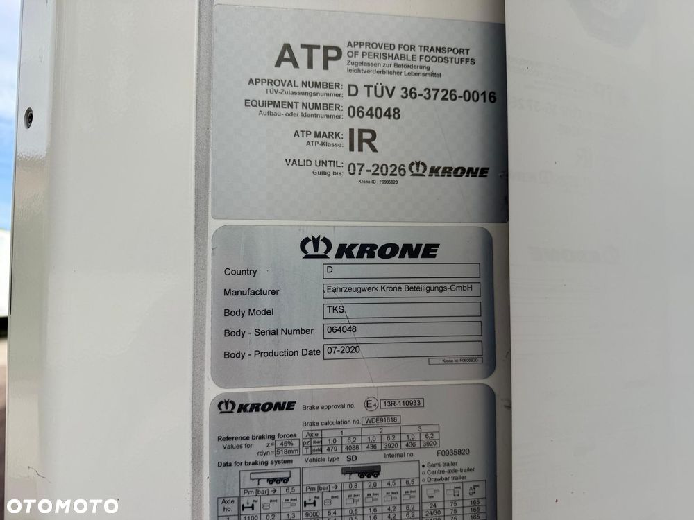 Krone HAKOWA , Thermo King SLX i400, EU + DK - 25