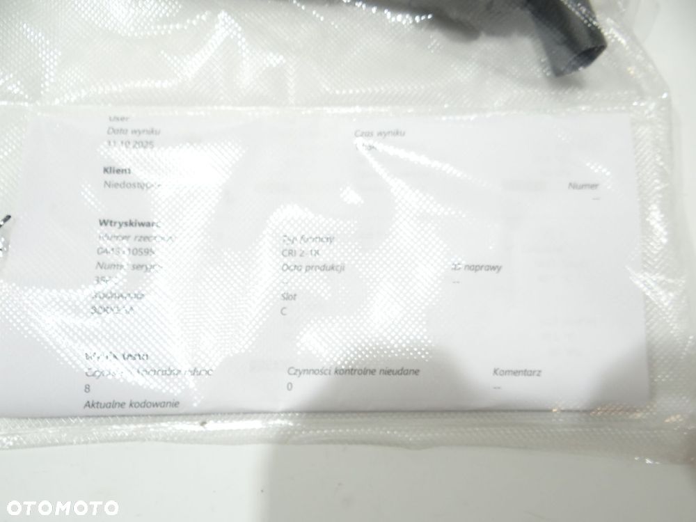 WTRYSKIWACZ BMW F10 F11 2.0 D 0445110595 - 3