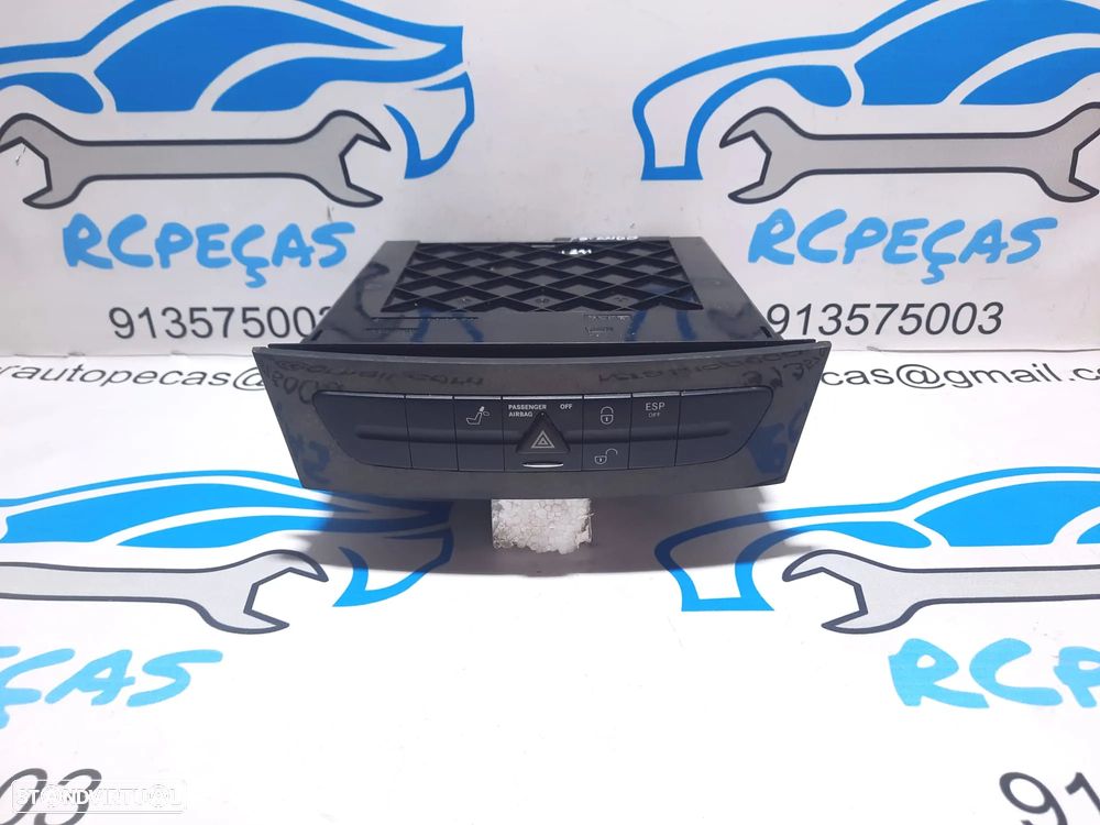COMUTADOR CENTRAL COMANDOS 4 PISCAS ESP TRANCAR /DESTRANCAR PORTAS MERCEDES CLASS E W211 A2116800552 - 3