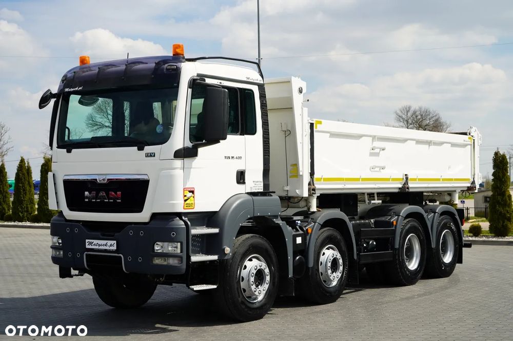 MAN TGS 35.400 / 8X4 / WYWROTKA 2 STR / HYDROBURTA / BORDMATIC / AUTOMAT / EURO 5 EEV - 11