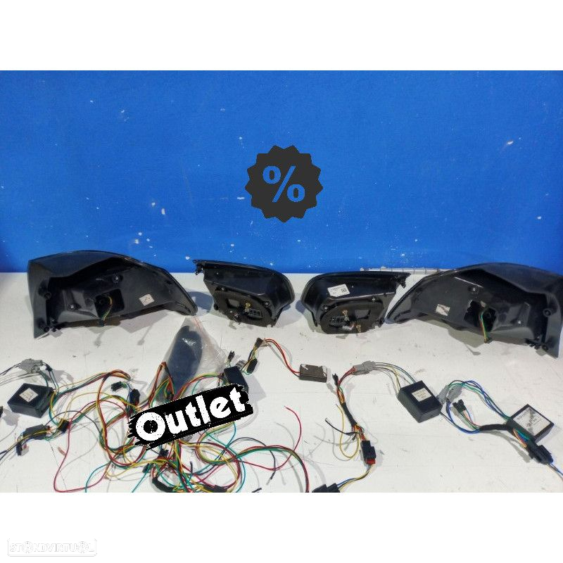 R022074C1 FARÓIS FULL LED PARA VOLKSWAGEN VW GOLF 6 08-12 BARRA DE LUZ OLED VERM - 7