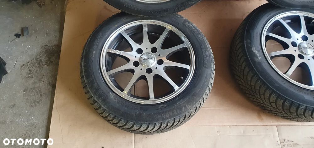 Alufelgi z oponami alusy felgi aluminiowe Dezent V DARK 5x112 ET38 6.5J 185/65 R15 Mercedes A-Klasa W169 - 4