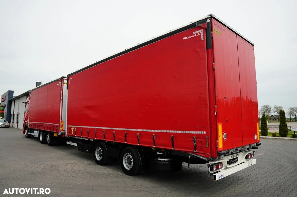 Mercedes-Benz ACTROS 2545 / TANDEM COMBINAT 120 M3 / TRANSIT / 6x2 / PUNTE RIDICATĂ / BIG SPACE / WIELTON / 2021 - 2