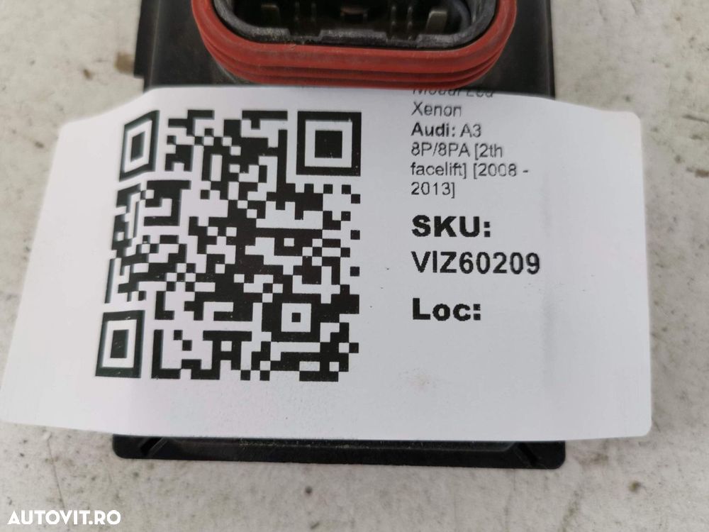 Modul Led Xenon Audi A3 8P/8PA [2th facelift] [2008 - 2013] Original - 8