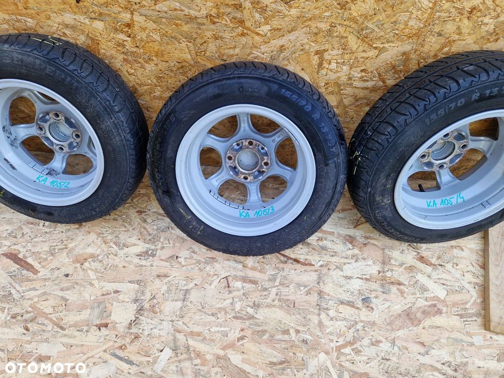 FELGI ALUMINIOWE  RIAL ET38 6Jx13 4X108 OPONY SEMPERIT 155/70 R13 5 mm - 9