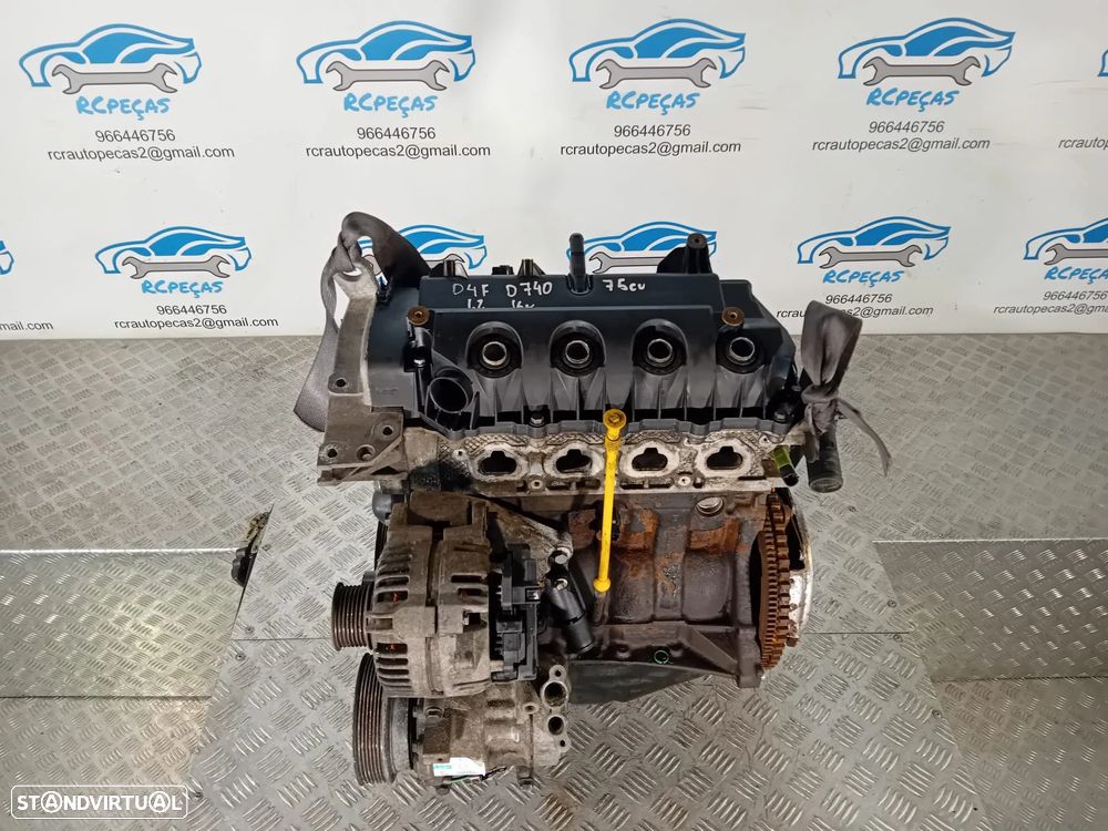 .Motor Completo Renault Clio 3 III 1.2 16v 75cv D4FD740 - 1