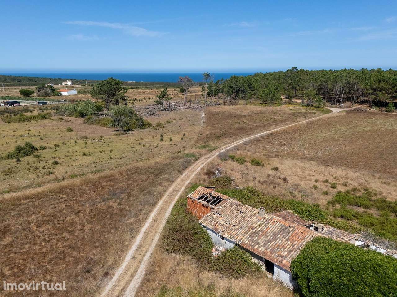 TERRENO RÚSTICO COM 2 RUINAS À BEIRA-MAR NO ROGIL, ALJEZUR - Grande imagem: 4/14