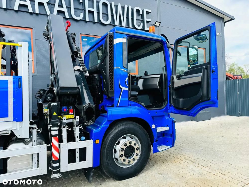 MAN MAN TGM TGL TGS 18.250 E6 // orginał. przebieg 107tys km // 4x2 // żuraw HMF 1420 K2 HDS dzwig kran crane - 24